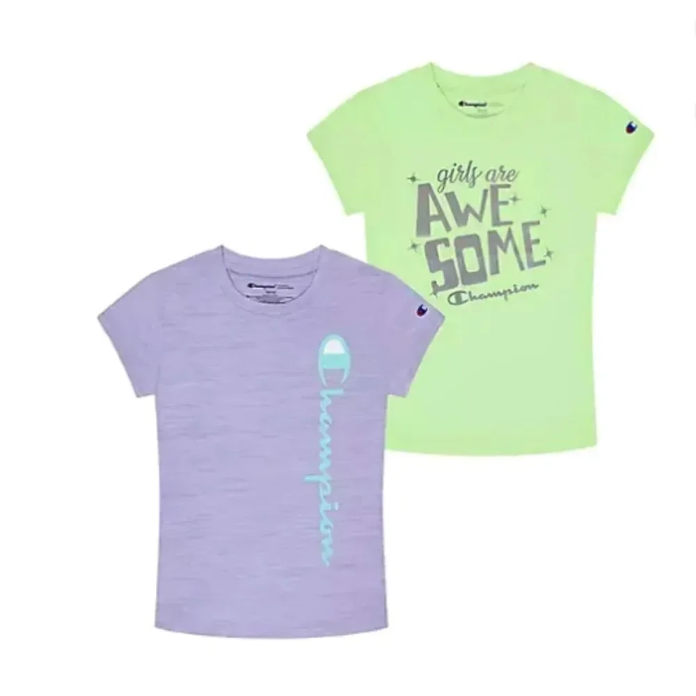 NWT Champion girls‎ tees tank top T-shirt vibrant colors sz 4 lot bundle 347